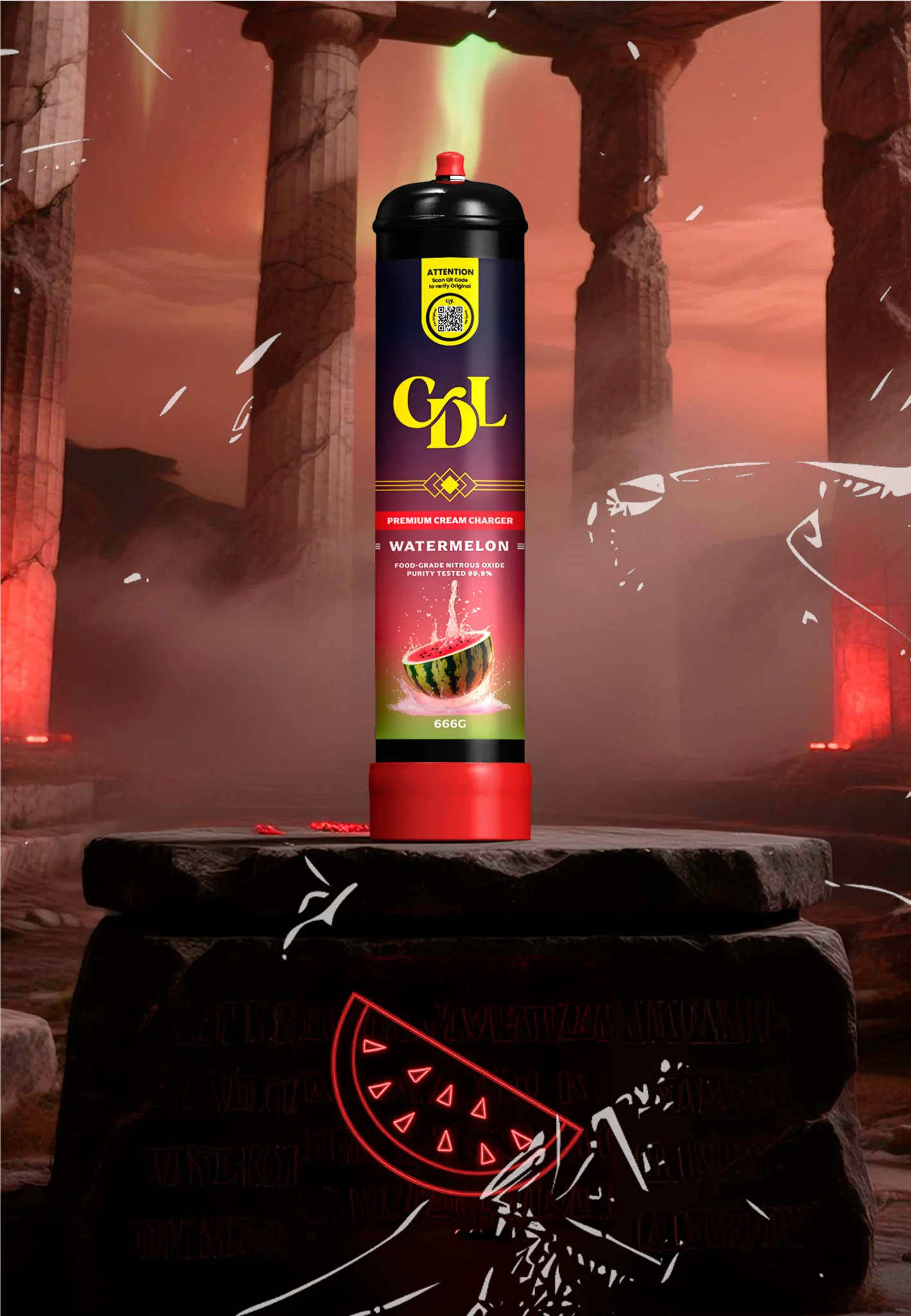 Pourquoi les restaurants européens utilisent Cream Deluxe 666g Watermelon